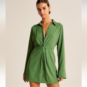 Abercrombie & Fitch Long Sleeve Twist Dress